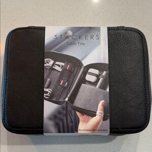 New Stackers Black Cable Tidy Organizer